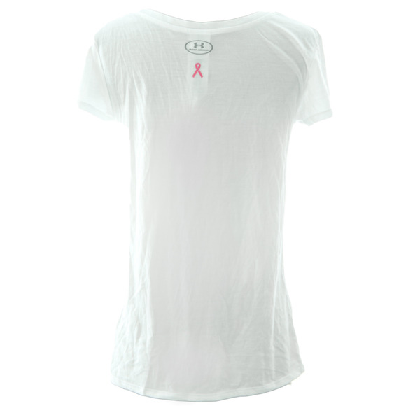 Under Armour Power in Pink PIP Women's "I Fight For" T-Shirt 1264863 $29 Size XS - Picture 3 of 4